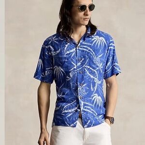 NWT. Polo Ralph Lauren Classic Fit Hoffman Print Polo